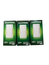 NEW Lutron Maestro 3 Way Multi Dimmer (MACL-153MR-WH) LED Multiple Pack Options picture