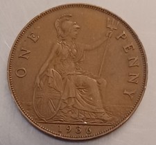 1936 British One Penny picture