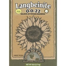 Down to Earth Organic Langbeinite Fertilizer 0-0-22, 5 LB picture