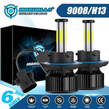 2026 6-sides H13 9008 LED Headlight High & Low Beam 6500K 2500000LM Super Bright picture