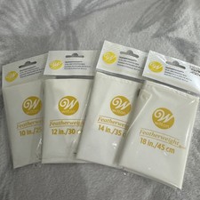 Wilton Featherweight Cake Decorating Bags Lot of 4 Size 10