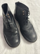 Wolverine Men's Black Leather Chukka Ankle Boots Lace-Up Round Toe US 10.5 M picture