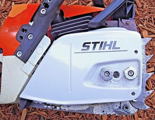 STIHL CUSTOM CHAINSAW CLUTCH COVER LETTERING STICKER DECAL TO AFTERMARKET BLANKS picture