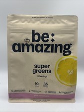 Be Amazing Super Greens Pink Lemonade 25 Servings Dietary Supplement 10.16 oz picture