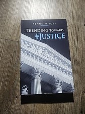 Trending Toward #Justice by Kenneth Jost (2015, Trade Paperback)signed  picture