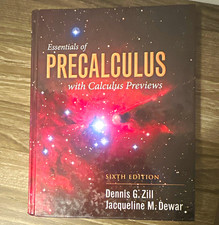 Essentials of Precalculus w/ Calculus Previews 6th HC Zill Dewar JB picture