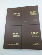 4 Vol Set of Ebony Pictorial History of Black America HC 1973 African American picture