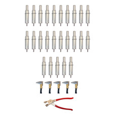 31-Pc Cleco Kit 25 x 3/32 Fasteners 5 Side Clamps + Pliers picture