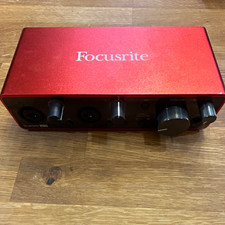 Focusrite Scarlett 2i2 Red Desktop USB Audio Interface for Recording & Streaming picture