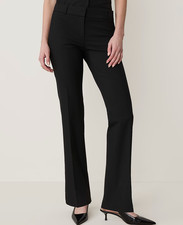 NEW $129 Ann Taylor The mid rise trouser pant seasonless stretch black sz 6 picture