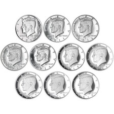 2010-2019 S Kennedy Half Dollar Gem DCam Proof Run 10 Coin Set CN-Clad US Mint picture