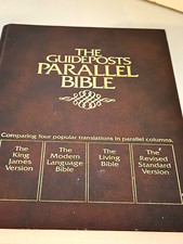 Guideposts The Guideposts Parallel Bible Parallel Text Hardcover Vintage 1973 picture