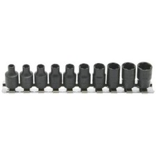 Koken RS2127/10 Nut Twister Set 4mm-10mm 10 Pieces 1/4 Sq. Drive picture