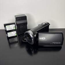 Sony Handycam HDR-CX330 HD Camcorder w/ 16GB SD | Portable Charger | 2 Batteries picture