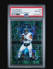 2023 Select Jalen Hurts Dragon Scale Prizm /70 PSA 10 picture