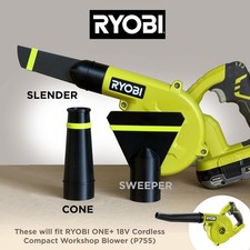 Nozzles for RYOBI 18V ONE+ Compact Workshop Blower Model P755 picture
