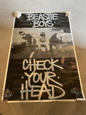 1992 BEASTIE BOYS CHECK YOUR HEAD ALBUM ORIGINAL POSTER HUGE 40x59 *READ* picture