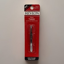 Revlon Deluxe Tweezer Extra-Fine Tip Target Fine Hairs. picture