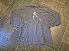 Vintage Caledonia Knight Graphic Gray Long Sleeve TShirt Size Large Men's  picture