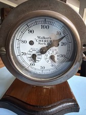 Antique Brass Walker's Cherub Mark III Taffrail Ship Log Nautical Decor Untested picture