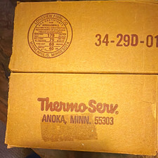 Thermo-Serv Vintage Merry Mushroom Set of 4 12 oz new in original box picture