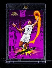 Dennis Rodman RARE PURPLE FLAMING BASKETBALL CARD San Antonio Spurs HALL OF FAME picture