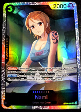 Nami ST14-006 SR ONE PIECE Tcg Card Game NM BLACK picture