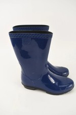 Ugg Women's Sienna Waterproof Rain Boots Pull On Mid Calf Navy Blue Size 5.5 picture