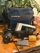 Minolta X-700 35mm SLR camera kit with Tamrac case picture