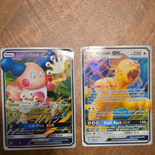 Pokemon TCG Unbroken Bonds GX Holo Lot (2) Mr. Mime 67/214 Persian 149/214 picture