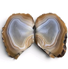 Agate Matching Halves 238.2 grams. picture