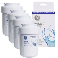 4 PACK New Genuine GE MWF MWFP GWF 46-9991 Smartwater Fridge Water Filter,US picture