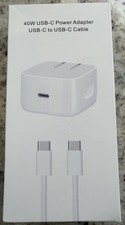 2026 APPLE 40W USB-C Fast Charge Power Adapter + USB-C to USB-C Cable picture