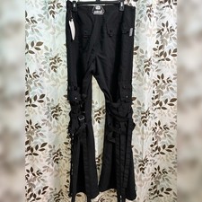 Vintage Y2K Altered Mind Baggy Rave Pants Size 34 Parachute Goth Drake Carti picture