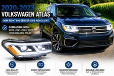 ✅20-23 VW Volkswagen Atlas✅OEM Right Passenger Side Headlight DRL Defective picture