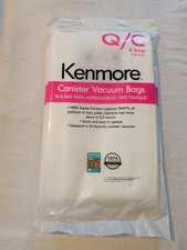 6 Kenmore Sears Type Q/C HEPA Vacuum Bags Style 20 53292, replaces 50557, 50558 picture