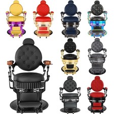 Vintage HeavyDuty Hydraulic Barber Chair All Purpose Recline Beauty SalonStyling picture