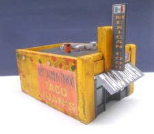 Downtown Deco N Scale Building Kit Taco Juan's Fantastic Detail in Brick Walls picture