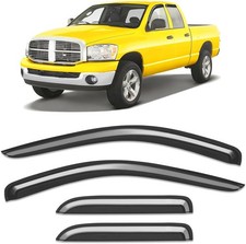 Extra-Thick Window Rain Guard 2002-2008 Ram 1500 Quad Cab/2003-2009 2500&3500 picture