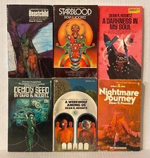 6 Dean R. Koontz Vintage Paperbacks 1970-1975 Demon Seed Beastchild Starblood picture