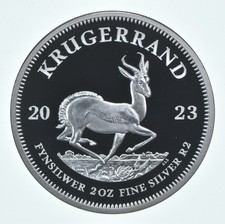 2023 South Africa Krugerrand 2 Oz Silver Proof picture