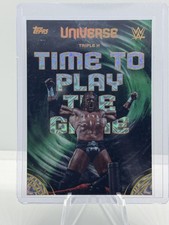 2026 Topps Universe WWE TRIPLE H ECHOES #E-13 Case Hit SSP Time To Play The Game picture