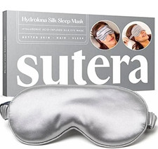 Sutera Hydroluna Silk Eye Mask for Sleeping - Hyaluronic Acid Hydrates Skin NEW picture