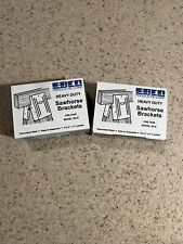 EBCO Products Corps Heavy Duty Galvanized Steel Sawhorse Brackets 2 Packs Pairs picture