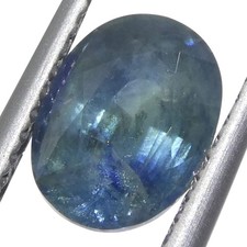 1.74ct Oval Teal Blue Sapphire from East Africa picture