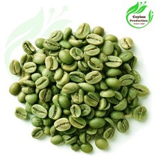 Dried Organic Green Coffee Beans whole Raw Unroasted Coffee pure Coffea arabica picture