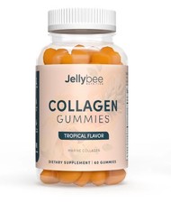 TheJellyBee Marine Collagen Gummies Tropical Flavor Choose 1 3 5 Month Supply picture
