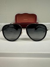 GUCCI | NEW | 0062S | 0062S - 011 | BLACK - GOLD | GRADIENT GREY picture