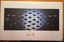 The WHO TOMMY Hand Signed Roger Daltrey Art Print Lithograph 1990 COA Photo picture