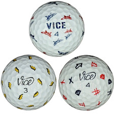 Vice Tour All Over Print Specialty Mix 24 Pack 5A AAAAA Mint Used Golf Balls picture